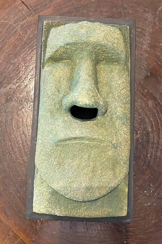 Moai Easter Island Statue Tissue Box Cover