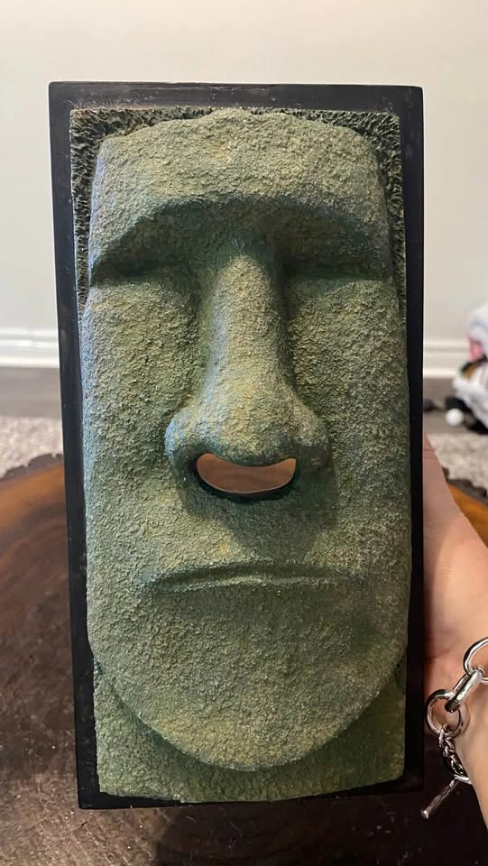 Moai Easter Island Statue Tissue Box Cover - photo 2