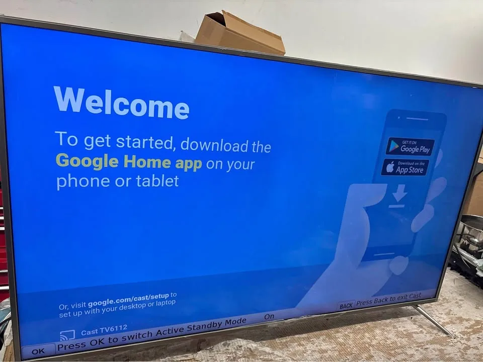 50” 4K LED Chromecast Smart TV thumbnail