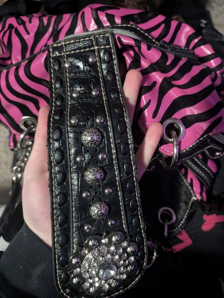 Zebra print vintage purse - photo 5