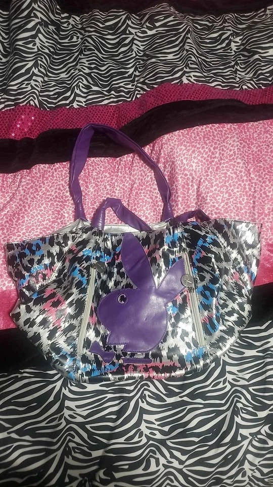 Vintage playboy tote bag/hobo bag