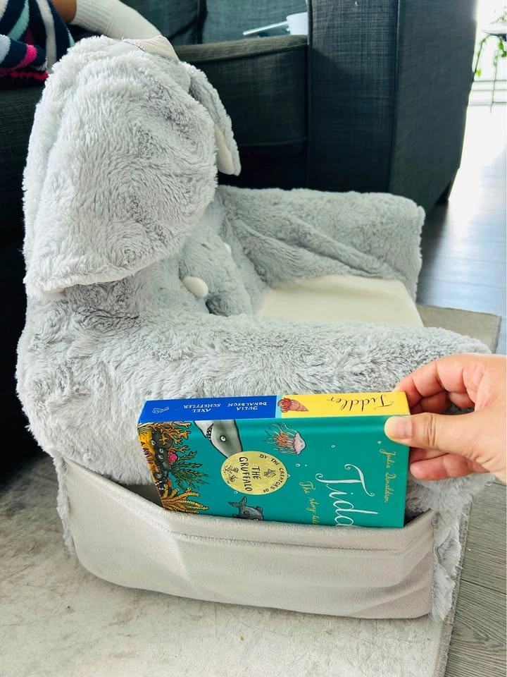 Plush Armchair with Book Pockets - photo 2