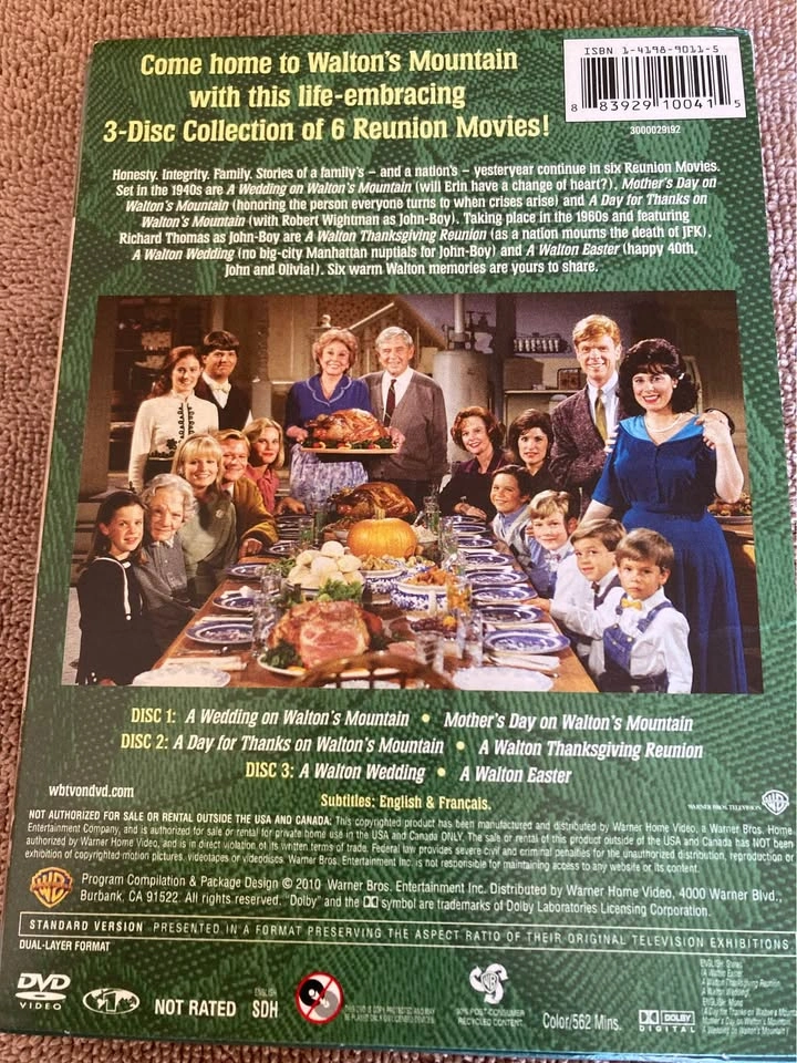 The Walton’s Movie Collection DVD Box Set - photo 2
