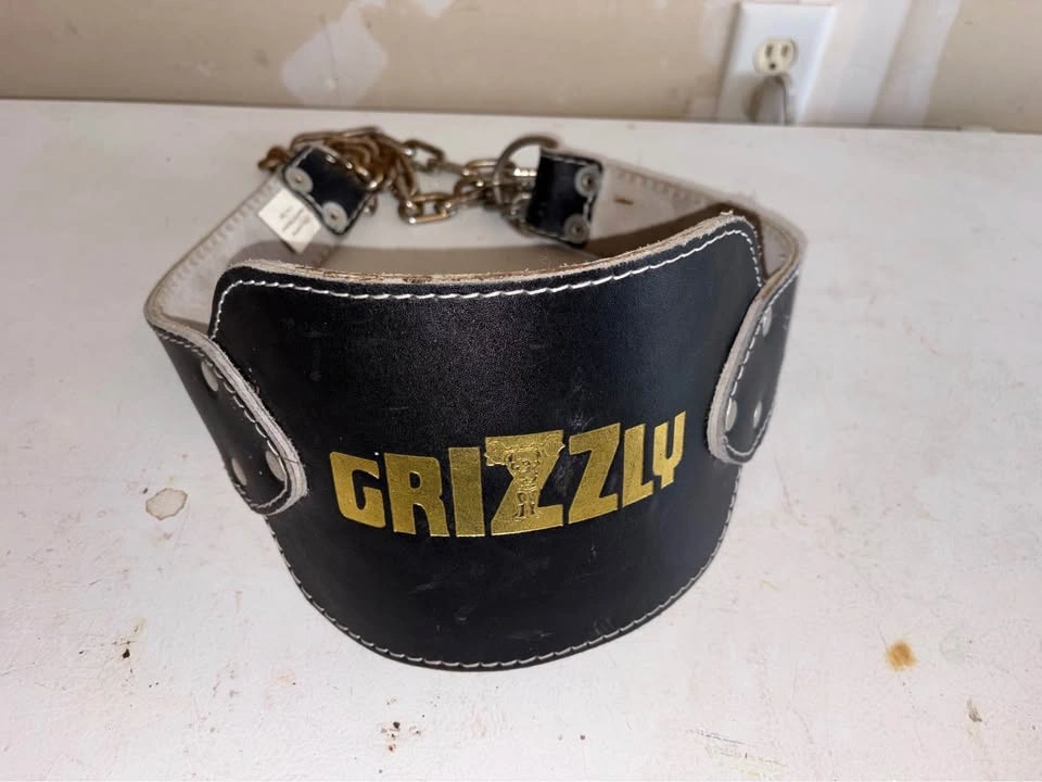 Grizzly weightlifting belt and dip belt with chain - photo 2