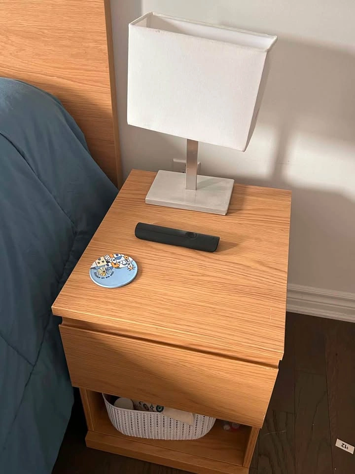IKEA MALM Queen Bed Frame and 2 Nightstands - photo 3