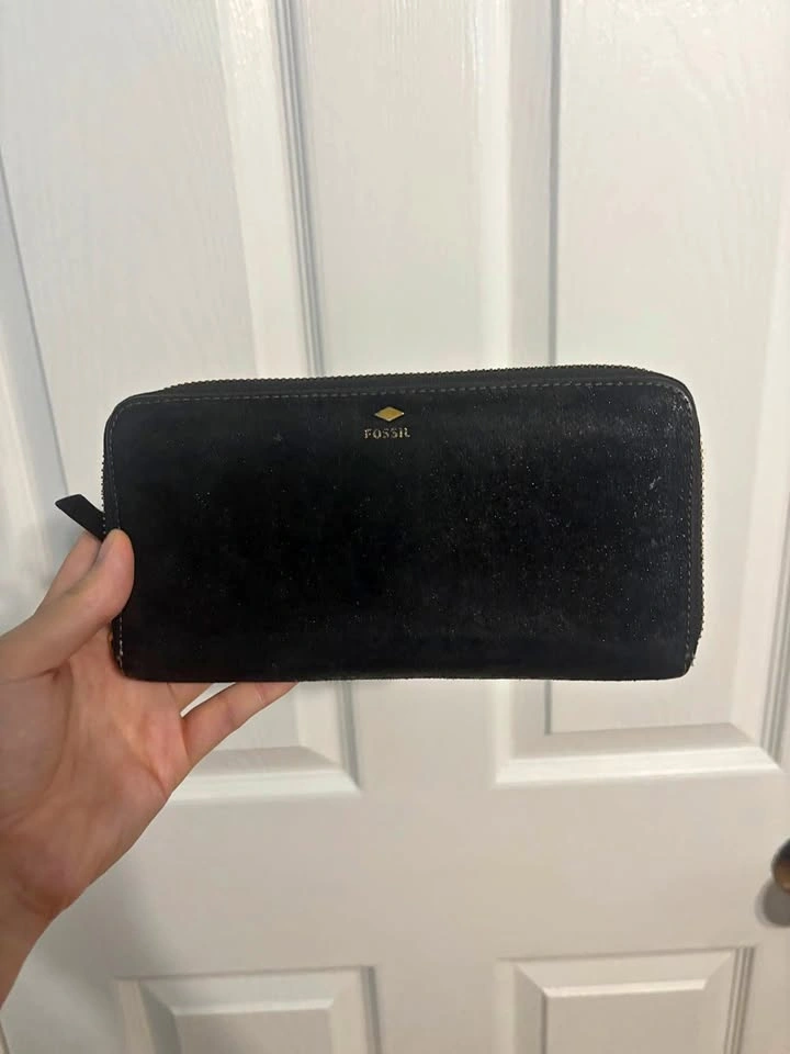 Black Fossil Wallet