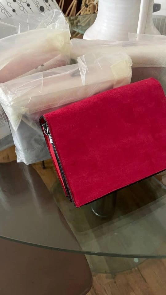 New Color Block Envelope Clutch / Fashion Bag with Tag - photo 3