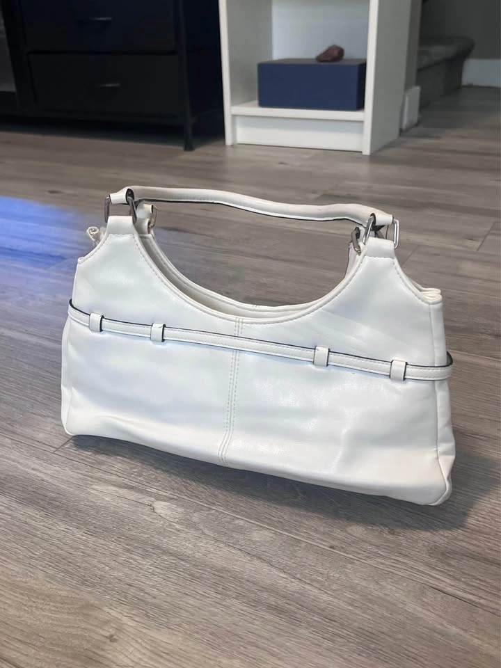 White Sleek Shoulder bag - photo 2