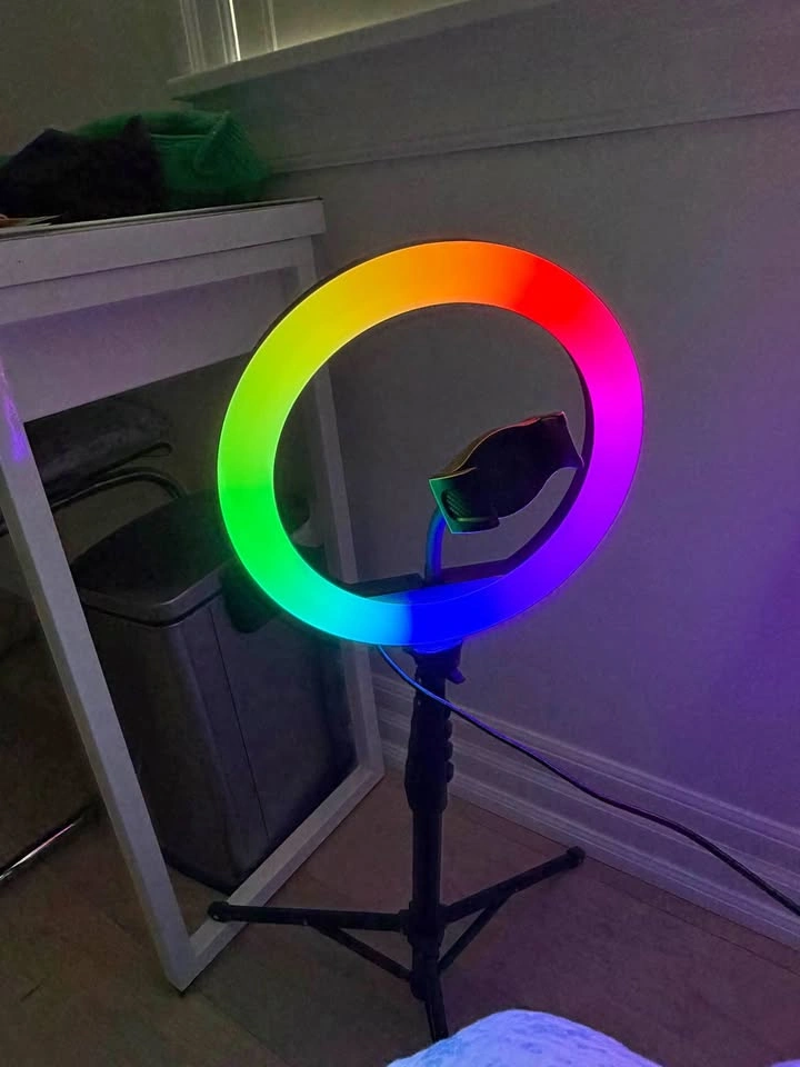 LED Ring Light with phone holder