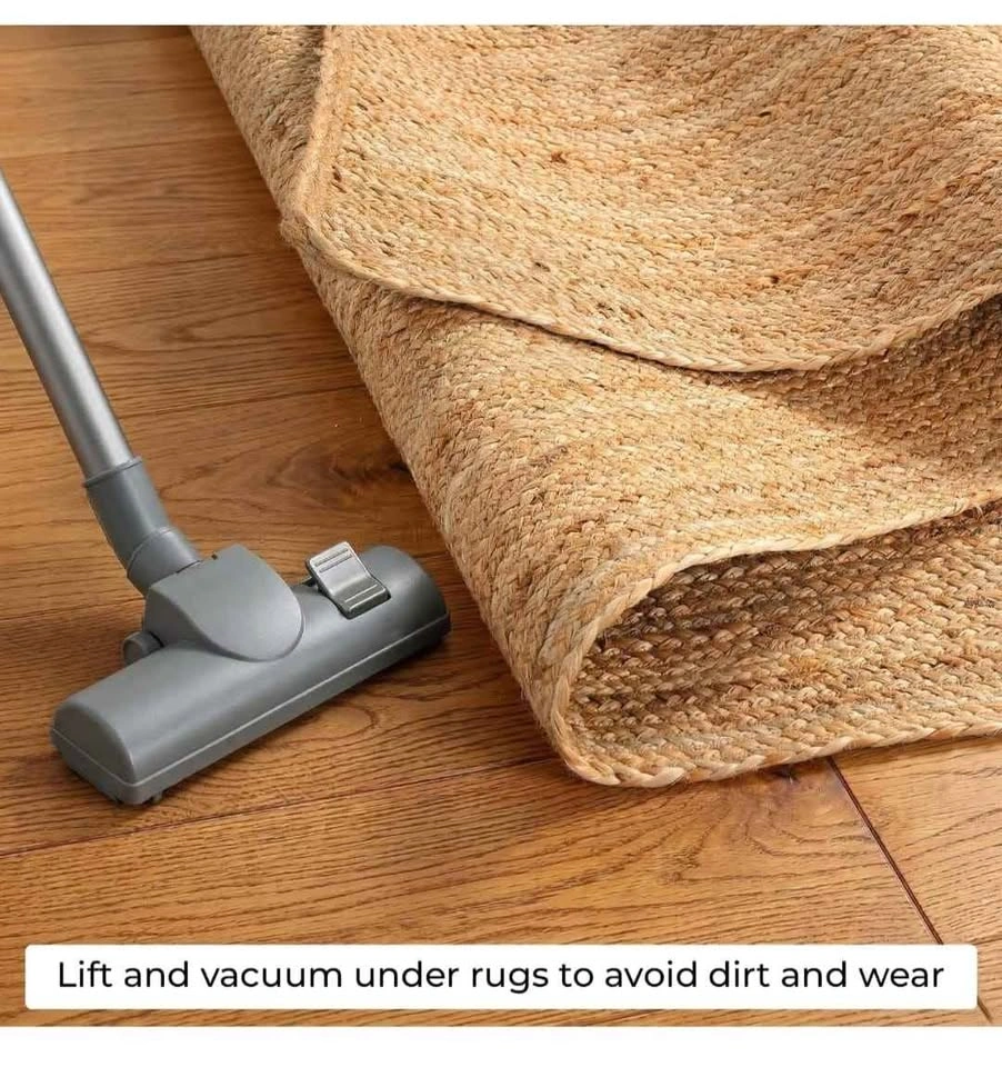 Brand new Jute Area Rug 8x10 Feet Natural Fiber Boho Braided - photo 5
