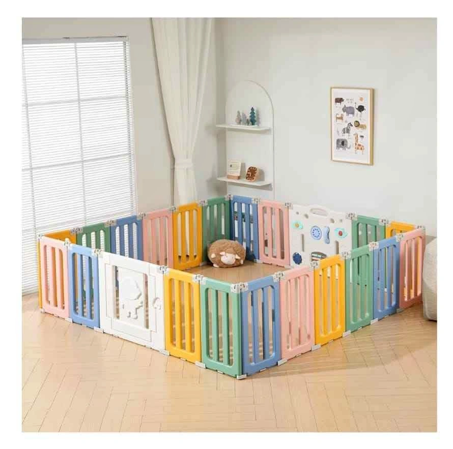 New Huge 22-Panel Foldable Baby Playpen / Portable Play Yard