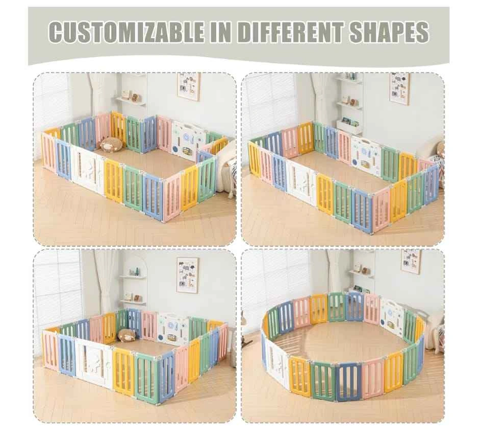 New Huge 22-Panel Foldable Baby Playpen / Portable Play Yard - photo 3