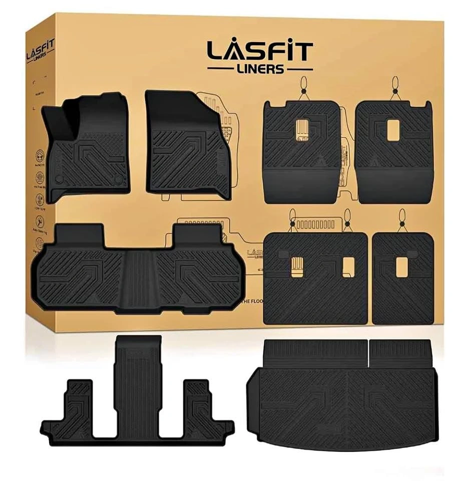LASFIT Floor Mats & Cargo Liner for Chevy Traverse/GMC Acadia