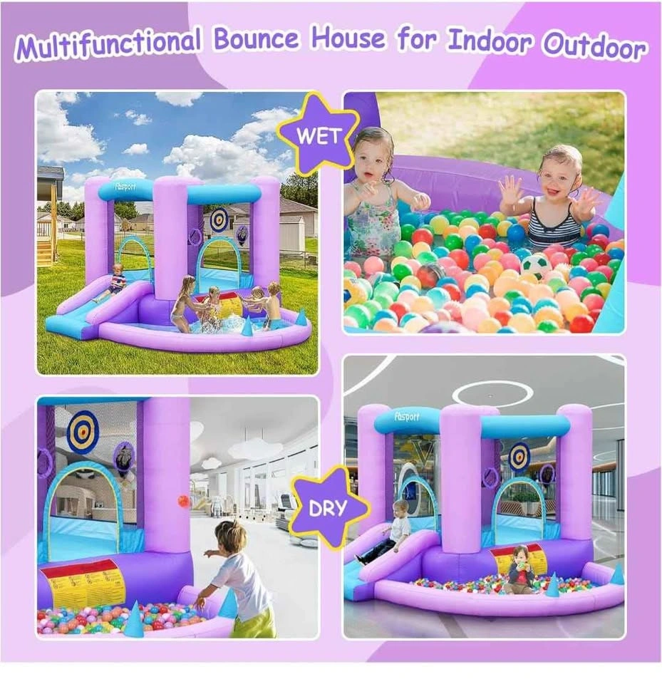 Inflatable Bounce House with Slide and Blower - photo 5