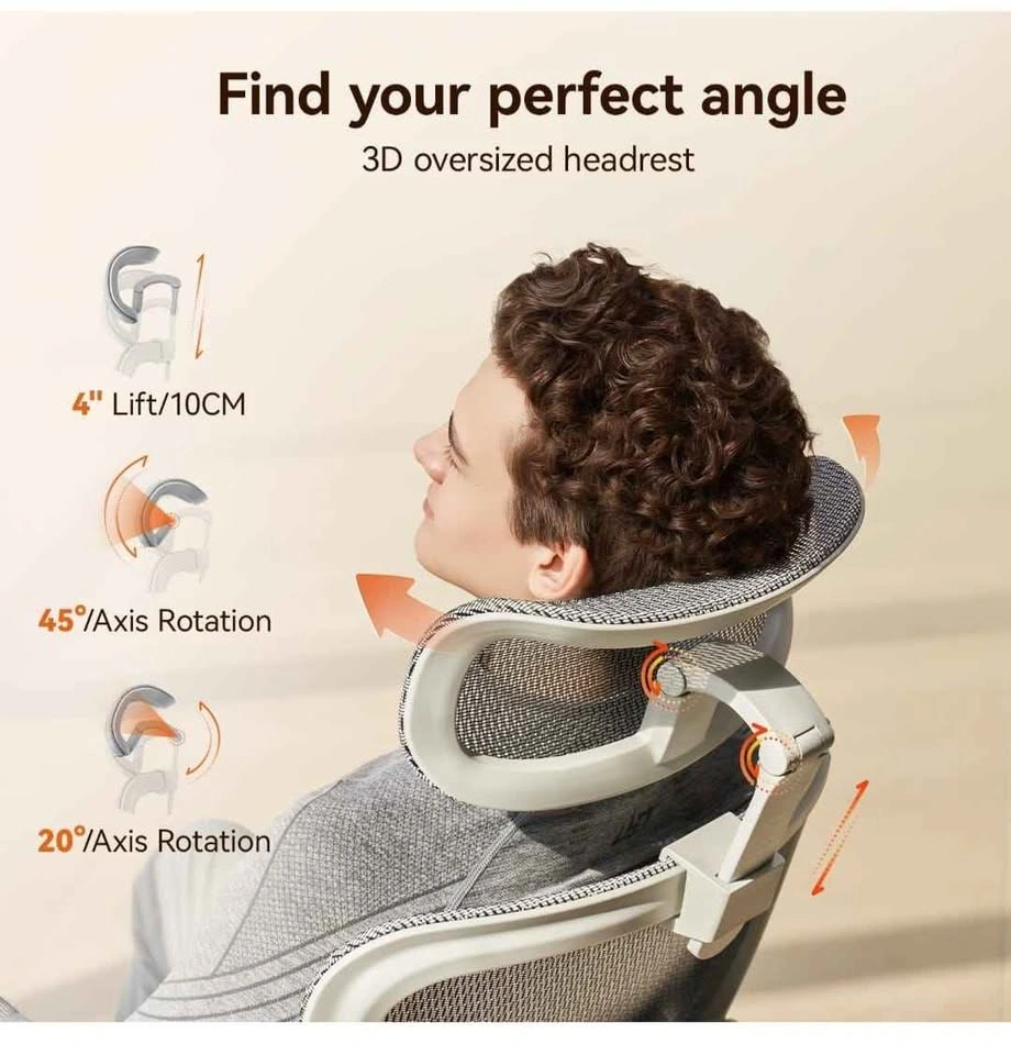 Ergonomic Office Chair with Lumbar Support and 4D Armrests - photo 3