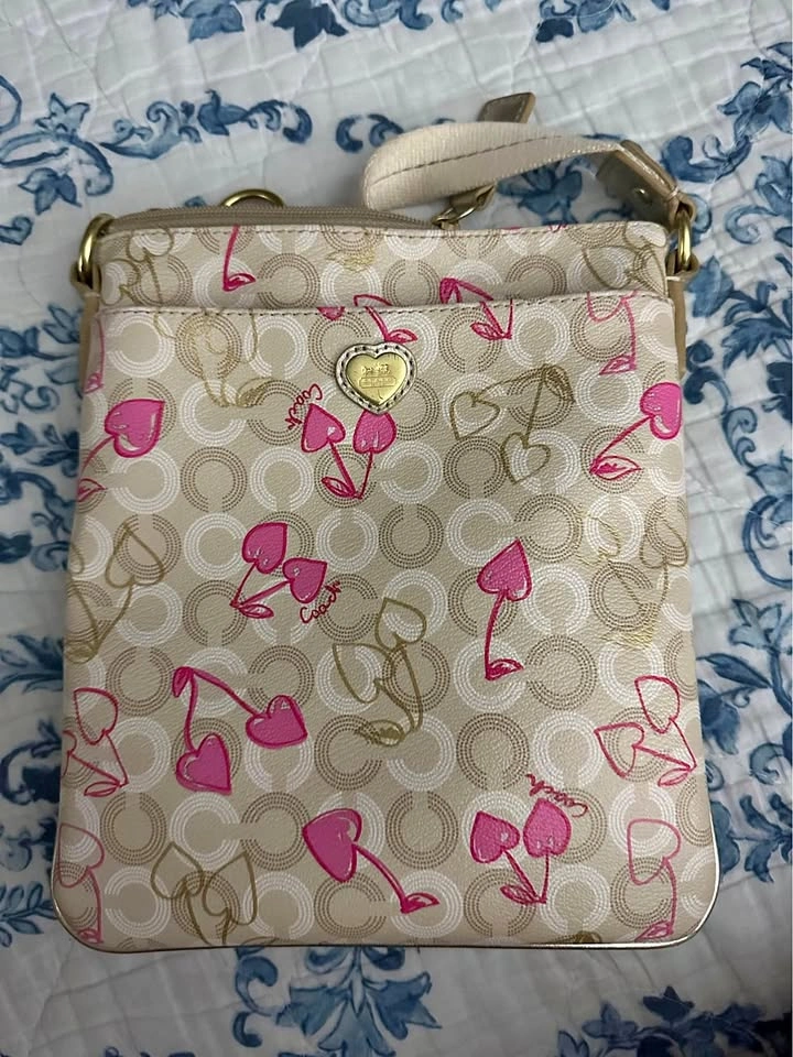 Vintage Coach Cherry Crossbody