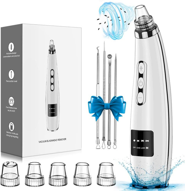 Pore Blackhead Remover Vacuum + Tool Kit