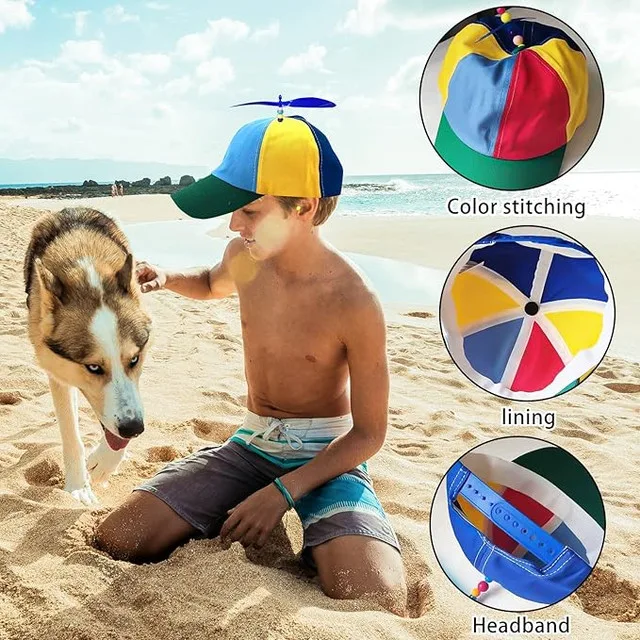 Propeller Hat Colorful Baseball Cap thumbnail