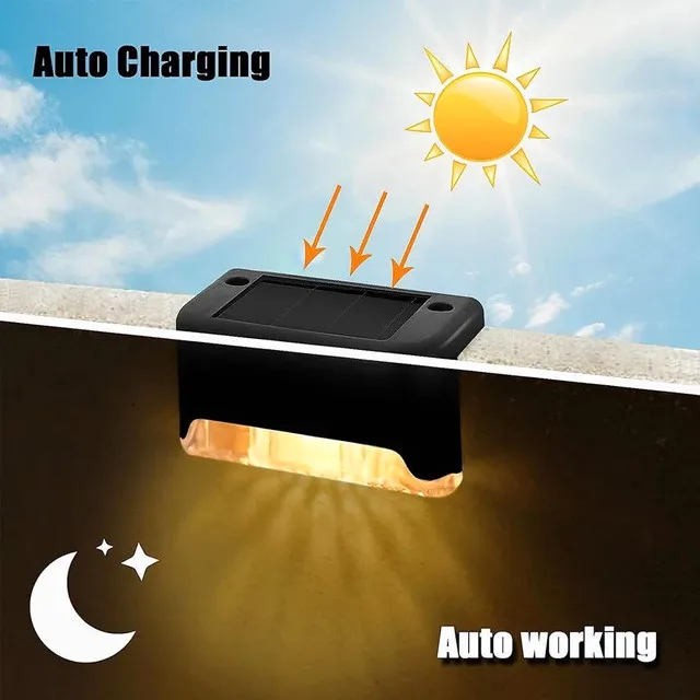 Set of 8 Solar Step & Fence Lights thumbnail