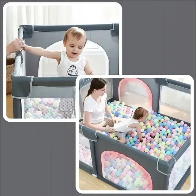 Extra Large Playpen 71×59inch Dry Pool Playground image indicator(8)