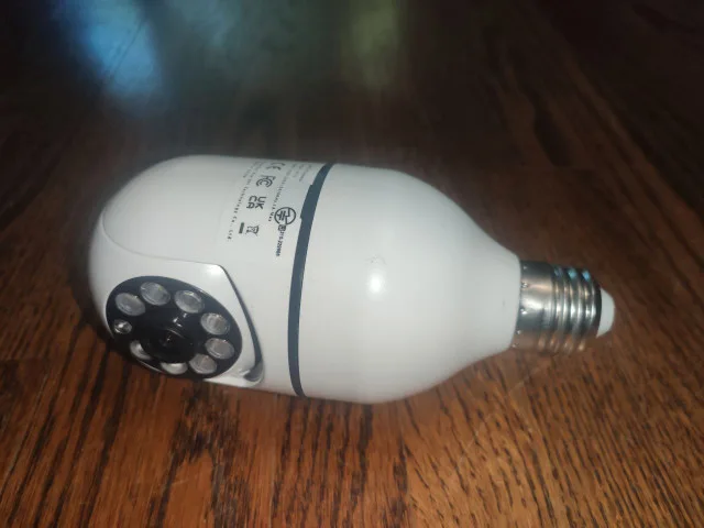 Light Bulb Security Camera 5GHz 1080P Wireless image indicator(3)