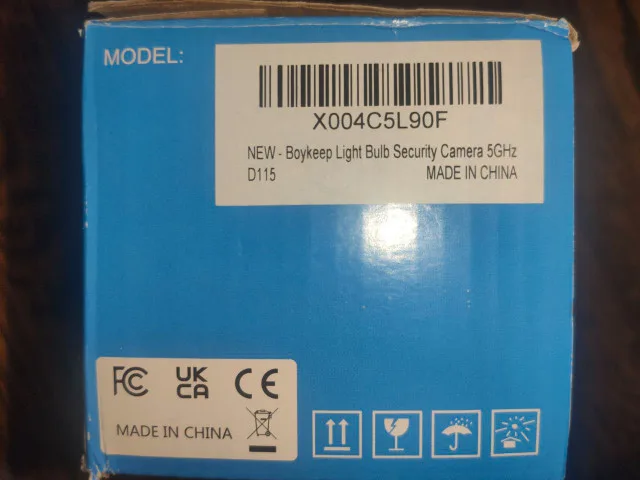 Light Bulb Security Camera 5GHz 1080P Wireless image indicator(4)