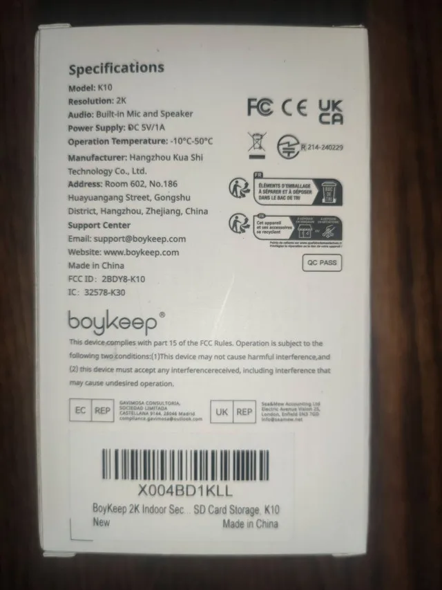 BoyKeep 2K Indoor Security Camera image indicator(3)