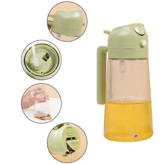 470ml 2 in 1 -Olive Oil Spray Bottle forKitchen Gadgets thumbnail