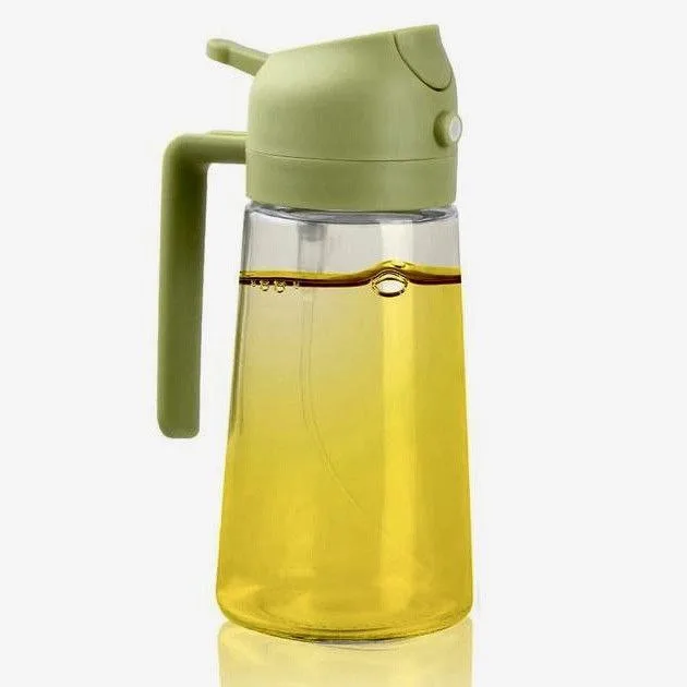470ml 2 in 1 -Olive Oil Spray Bottle forKitchen Gadgets image indicator(10)