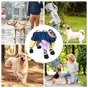 Generic Dog Paw Boot Leggings, Shoes, Adjustable Suspender Boots image indicator(9)