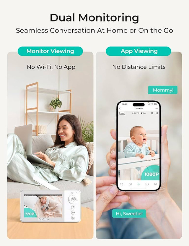 NEW WiFi Baby Monitor Camera – Boykeep HD Smart Camera - photo 4