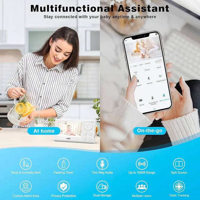 NEW WiFi Baby Monitor Camera – Boykeep HD Smart Camera image indicator(8)