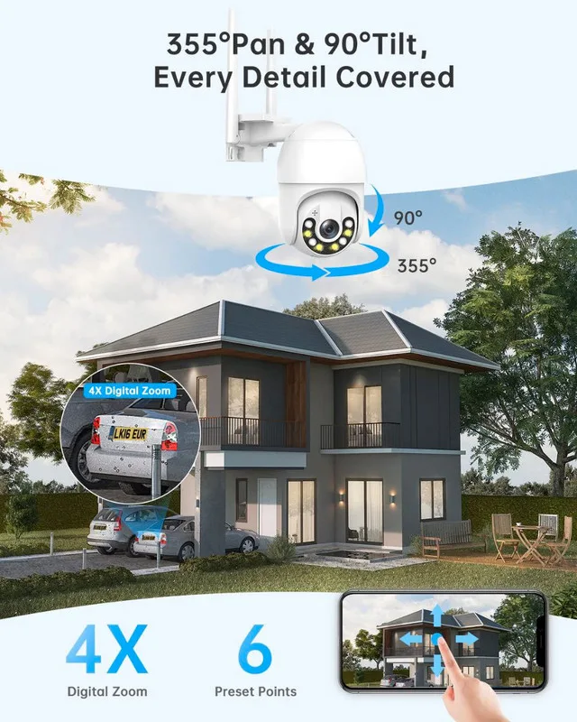 Boykeep Y108 Security Camera 1080PHD Night Vision image indicator(6)