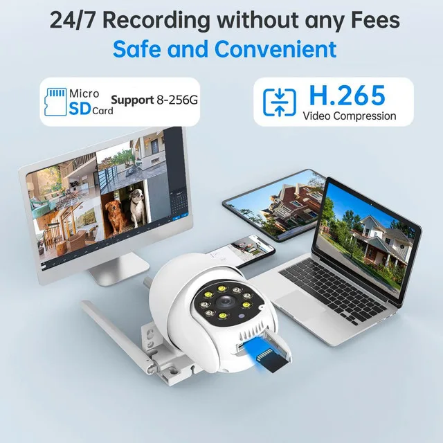 Boykeep Y108 Security Camera 1080PHD Night Vision image indicator(7)