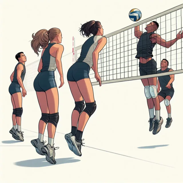 Volleyball Knee Pads Women Youth, Girls & Boys, Black Knee Pads thumbnail
