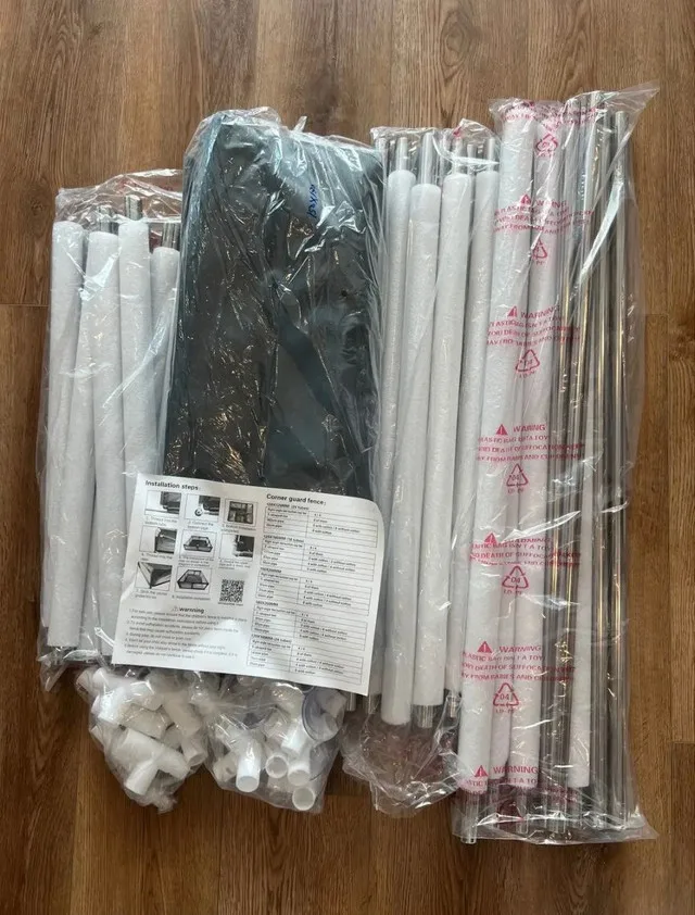 Playpen (71×59" )with Gate Puppy Pen, Indoor/Outdoor, Dog, Puppy image indicator(10)