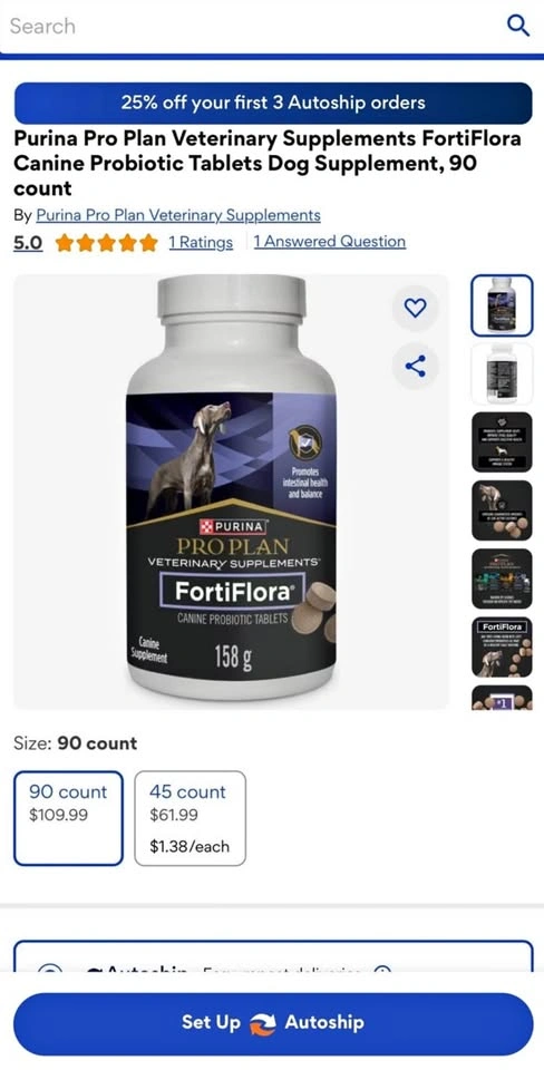 Purina Pro Plan Veterinary Dog Supplements