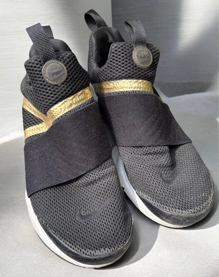 Nike Presto Extreme Black and Gold size 7Y - photo 4