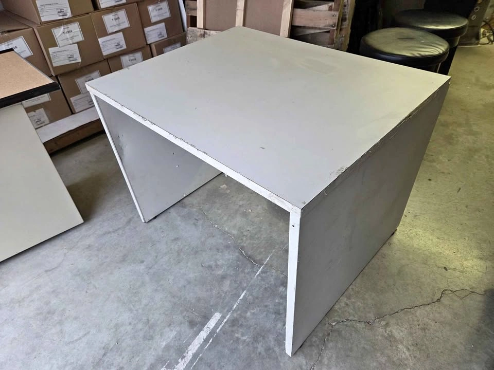 White Laminate Commercial Desk