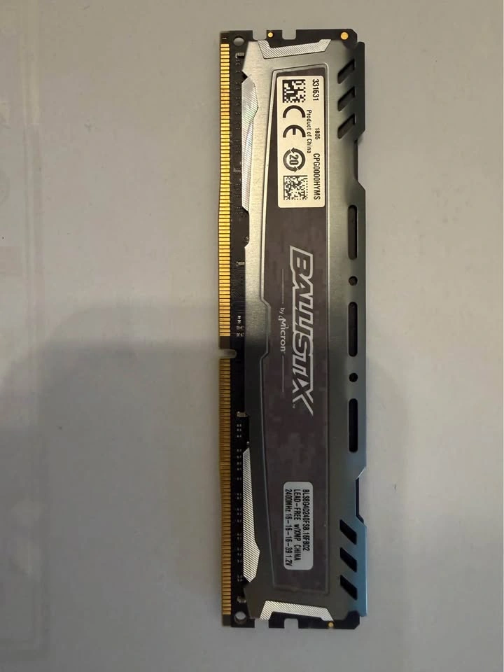 Ballistix Sport 8GB DDR4-2400 Gaming Memory - photo 2