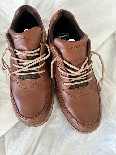 Rockport Men's World Tour Classic Walking Shoe Brown Leather