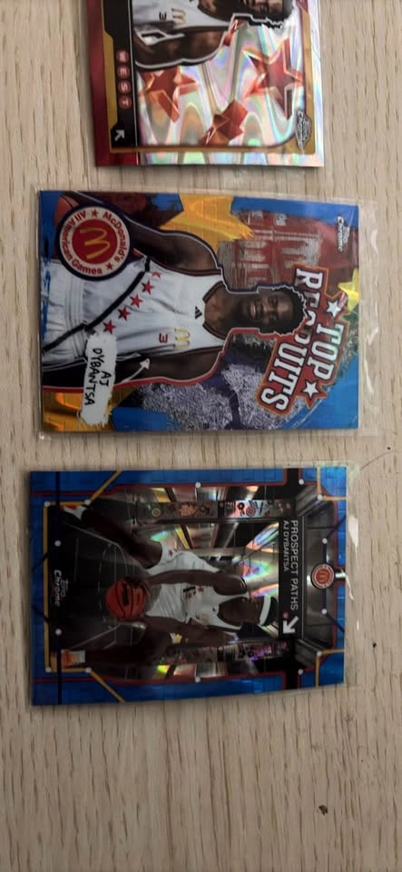 Topps Chrome McDonald's All American AJ Dybantsa Card Lot - photo 2