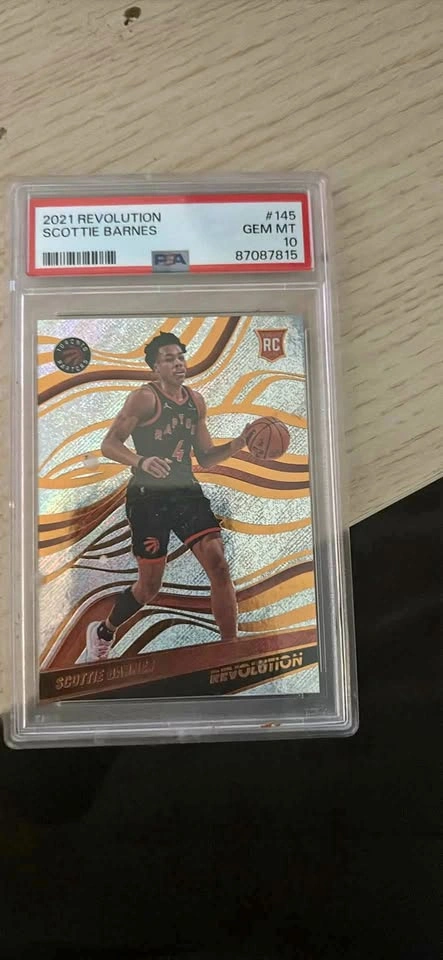 2021 Panini Revolution Scottie Barnes Rookie Card PSA 10