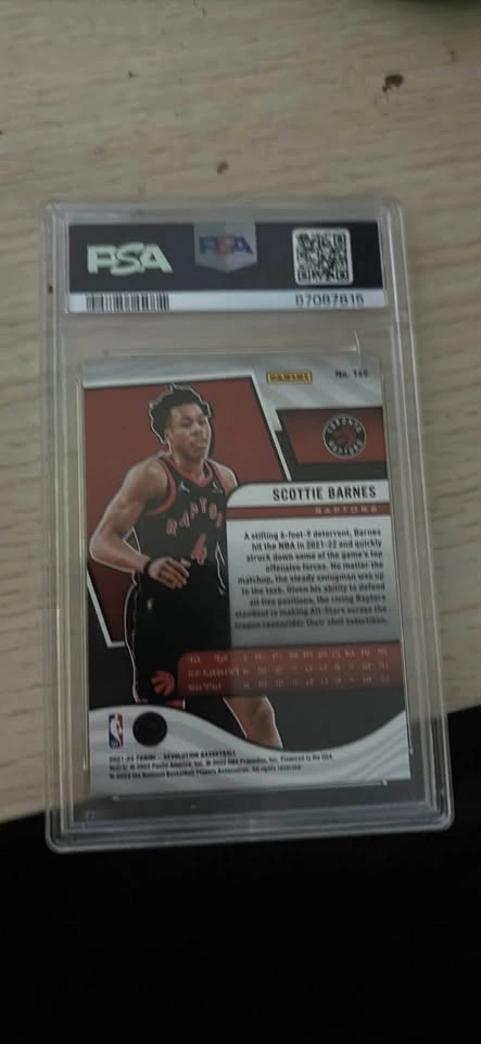 2021 Panini Revolution Scottie Barnes Rookie Card PSA 10 - photo 2