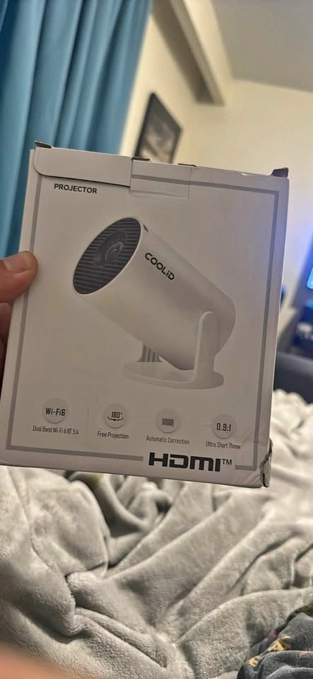COOLiD 1080P Android TV Projector - unopened box!! New!