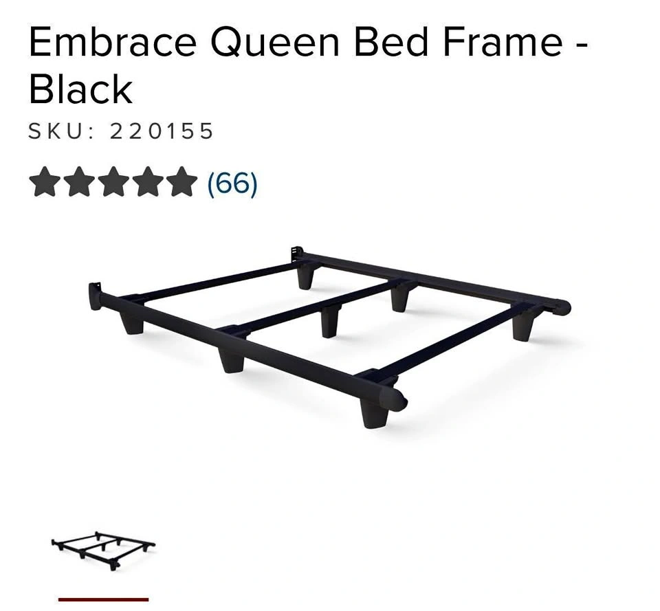 Knickerbocker Embrace Model - Queen Bed Frame - Black