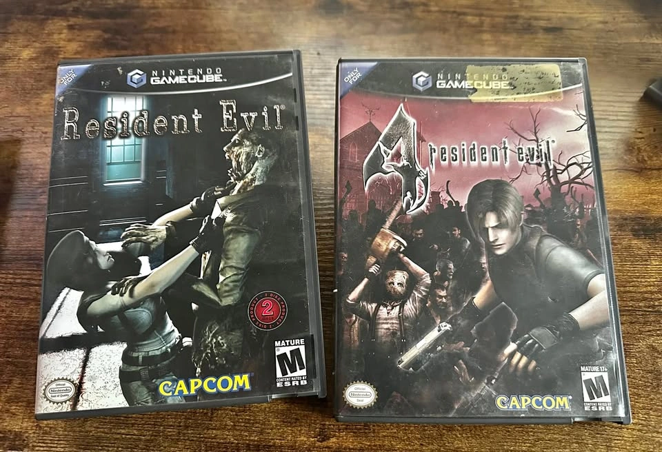 Resident Evil Remake and Resident Evil 4 Gamecube