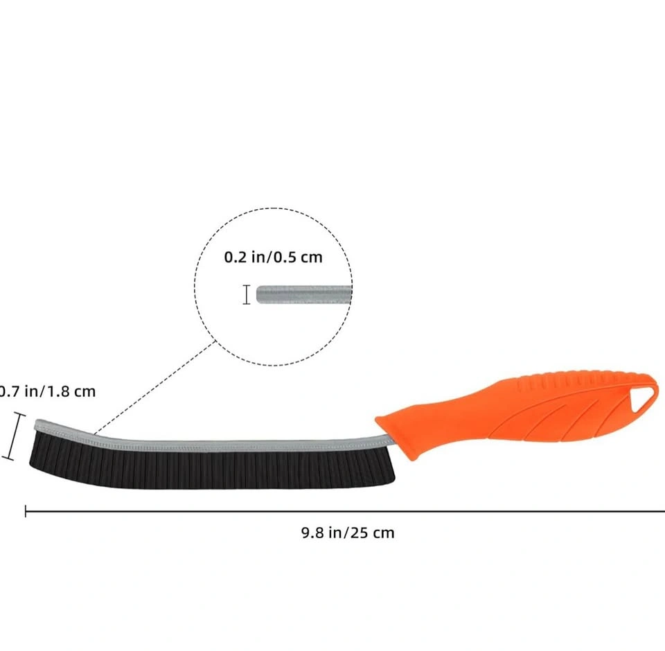 Hard Bristle Crevice and Grout Cleaning Brush Set - 3 Pack - photo 3