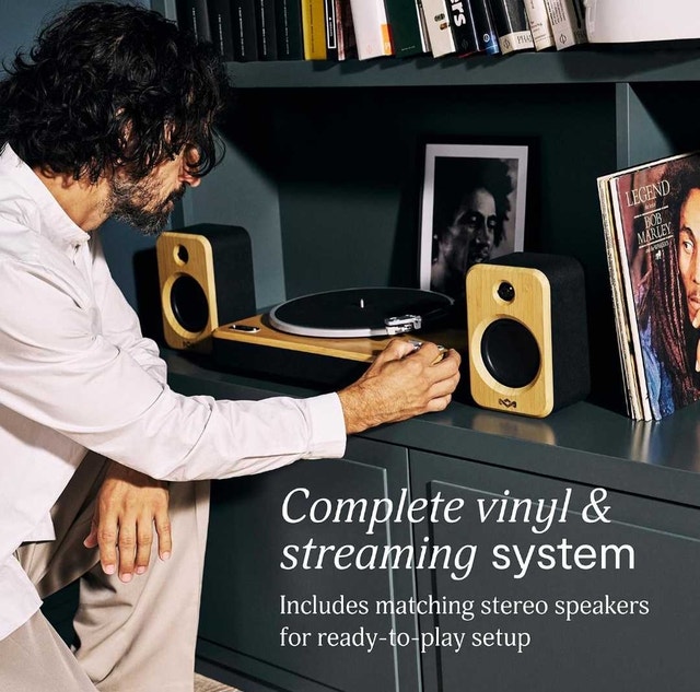 House of Marley Stir It Up Wireless 2+ Turntable with Speakers - photo 5