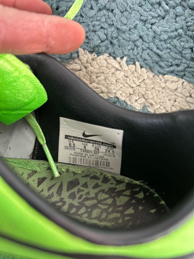 Nike Green Soccer Cleats ACC Size 6.5 - photo 4